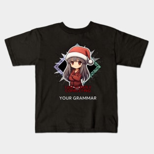 I Am Silently Correcting Your Grammar Kids T-Shirt